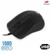 Mouse USB 1000Dpi MS-20BK C3 Tech - Preto